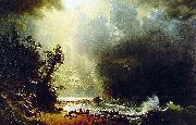Albert Bierstadt Puget Sound, Pacific Coast china oil painting artist